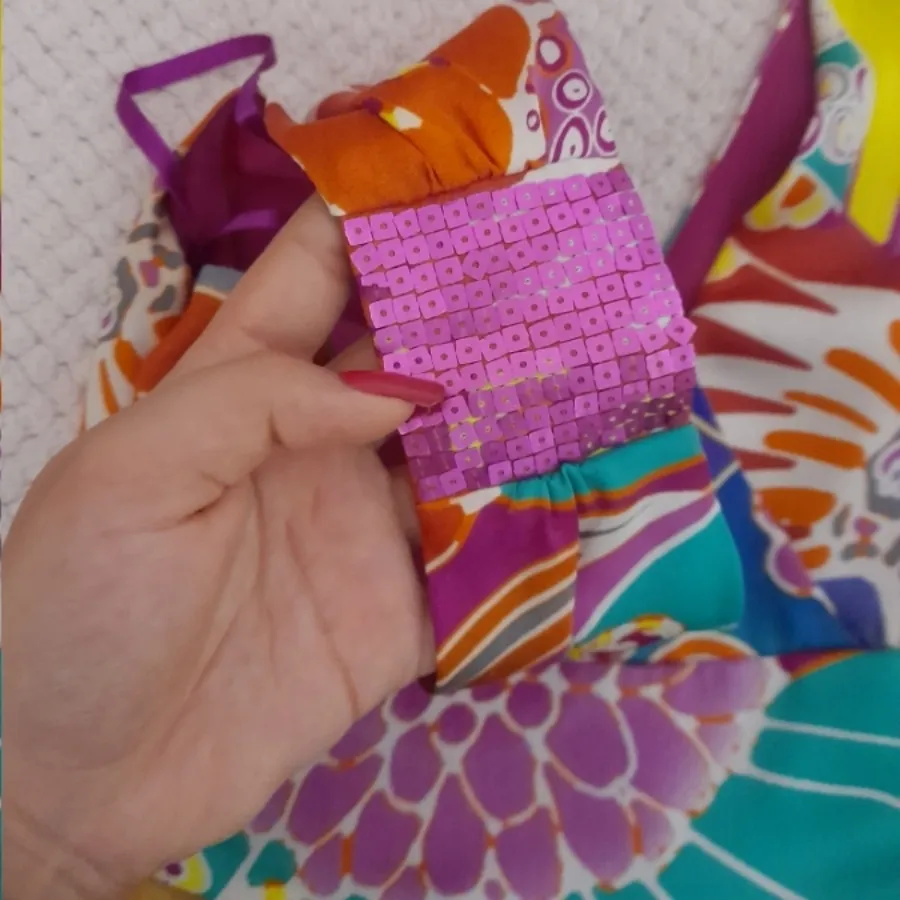 پیراهن مجلسی ساتن برند