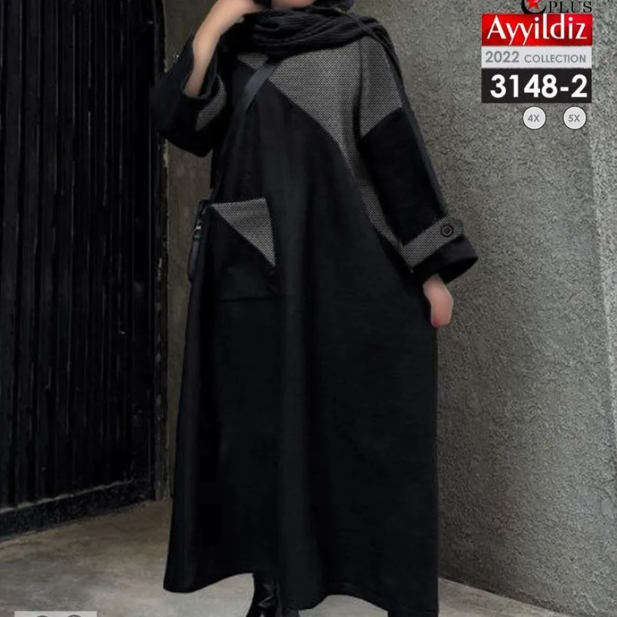 مانتو کفتان سایز بزرگ