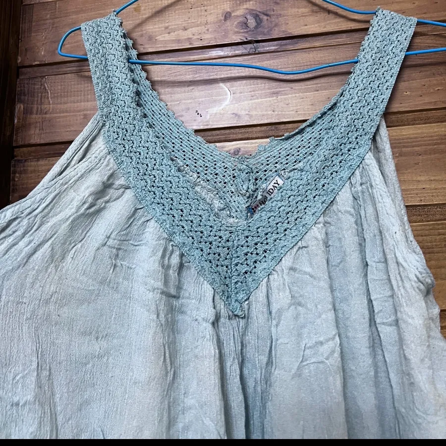 پیراهن نخی راحتی