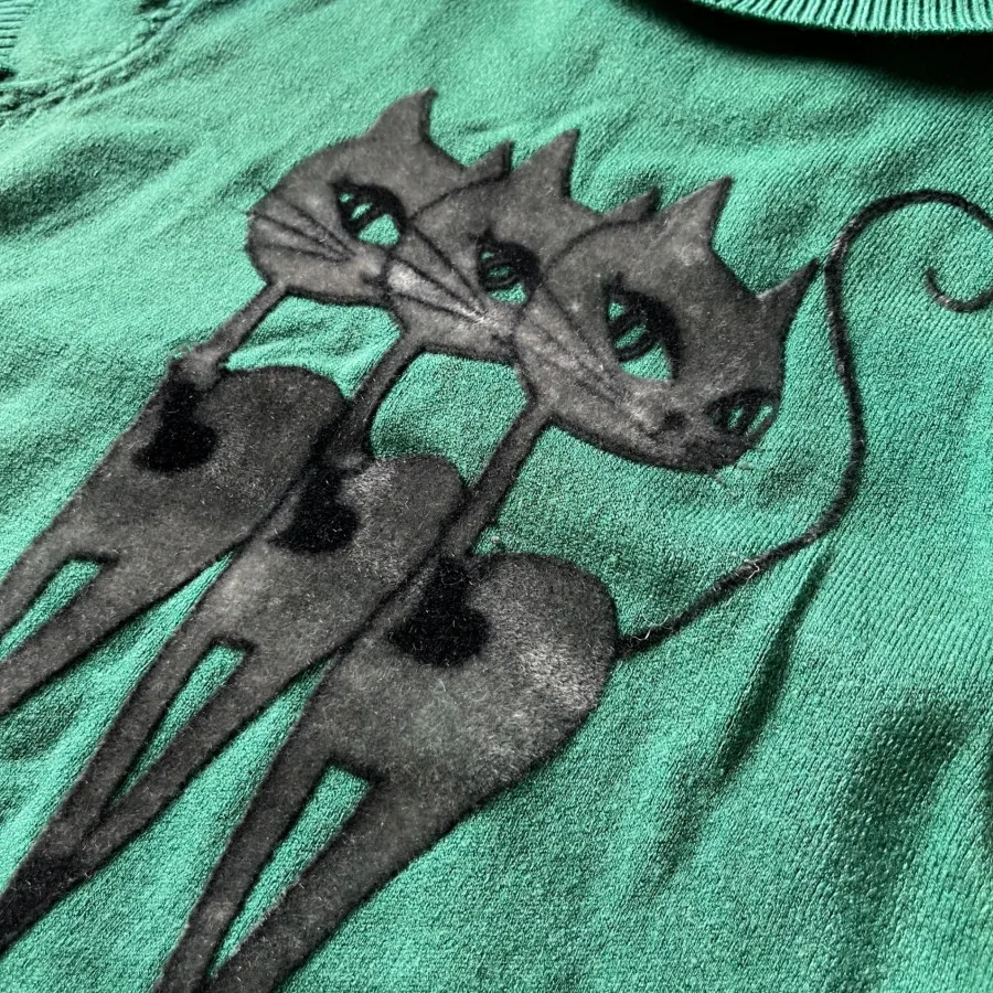 بافت سبز گربه ای