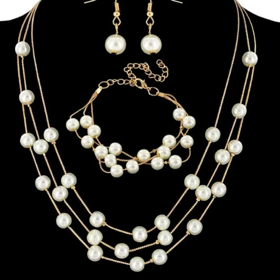 ست مرواریدی سه لاین