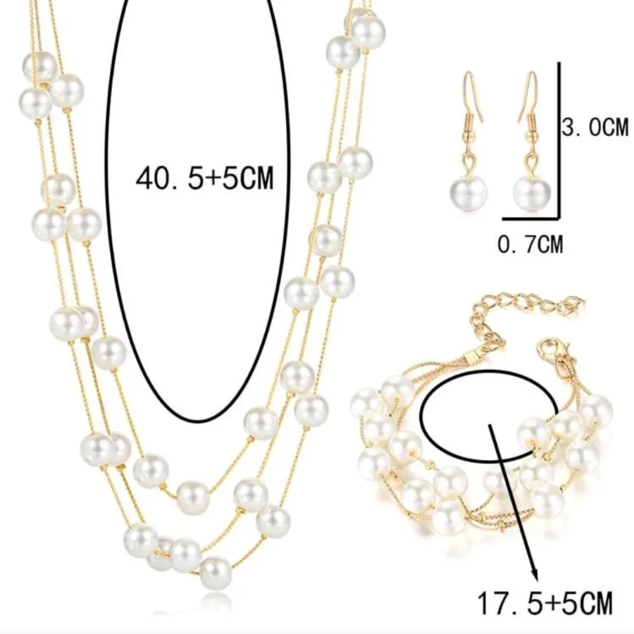 ست مرواریدی سه لاین