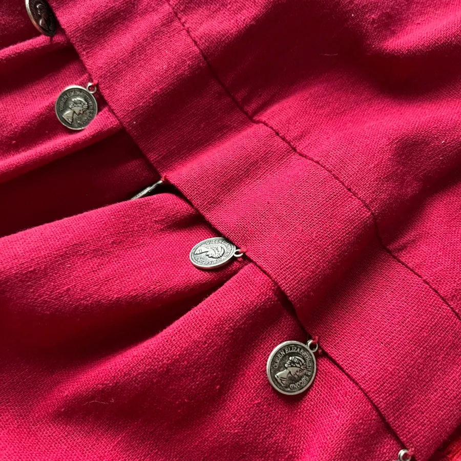 مانتو آلبالویی قرمز