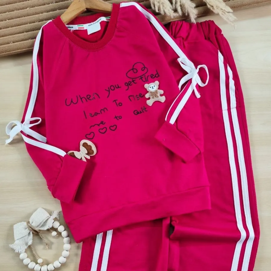 بلوز و شلوار تدی و پاپیون