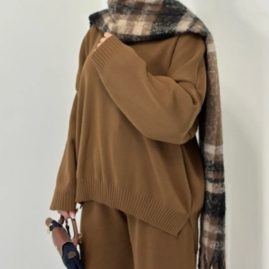 ست بلوز شلوار بافت