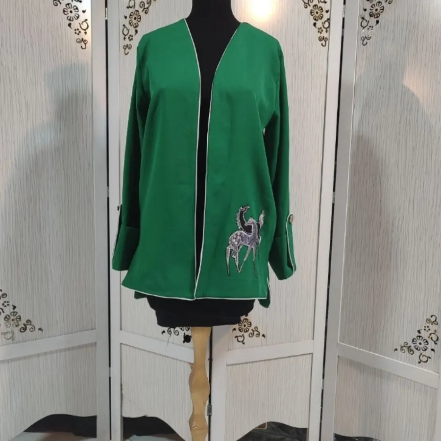 کت مانتو گلدوزی