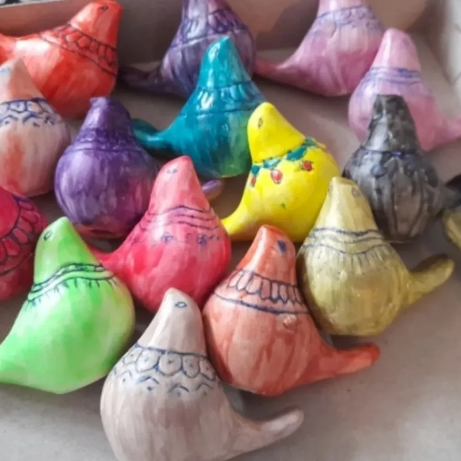 پرنده سفالی