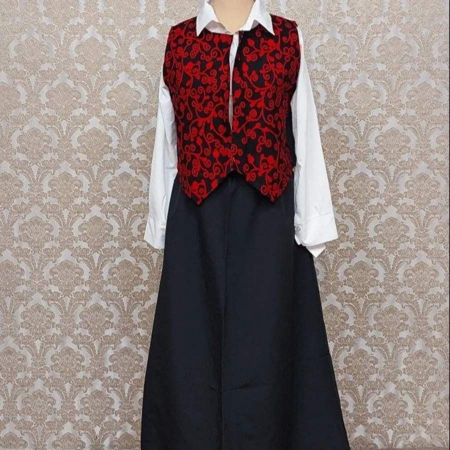 ست یلدایی جلیقه دامن