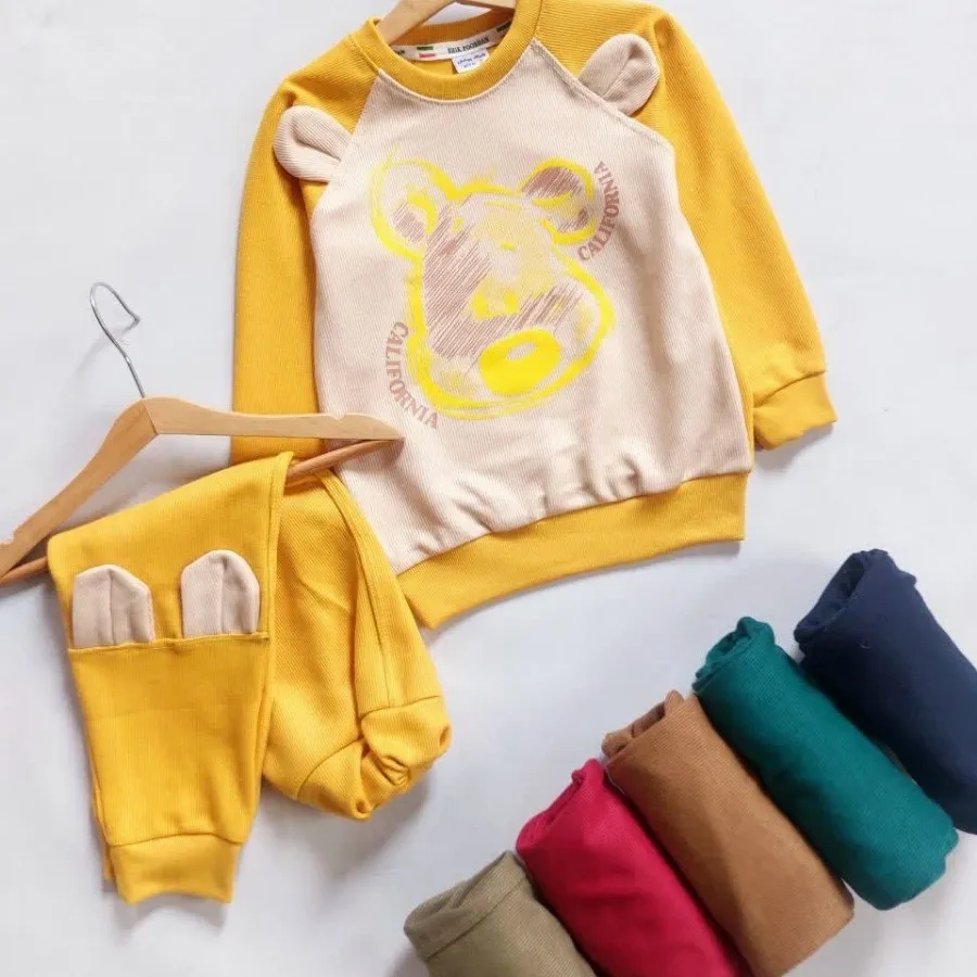 بلوز شلوار کبریتی خرس نقا