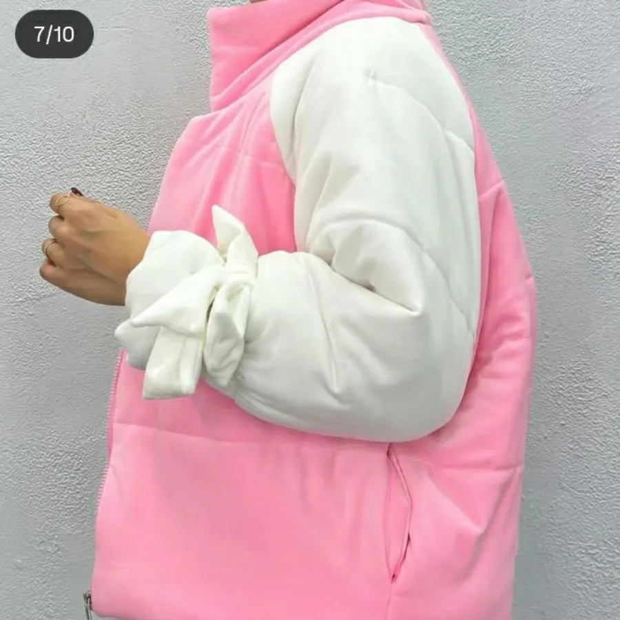 کاپشن تدی عروسکی صورتی