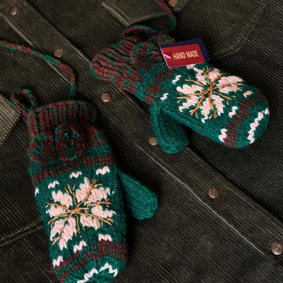 دستکش بافت پینترستی