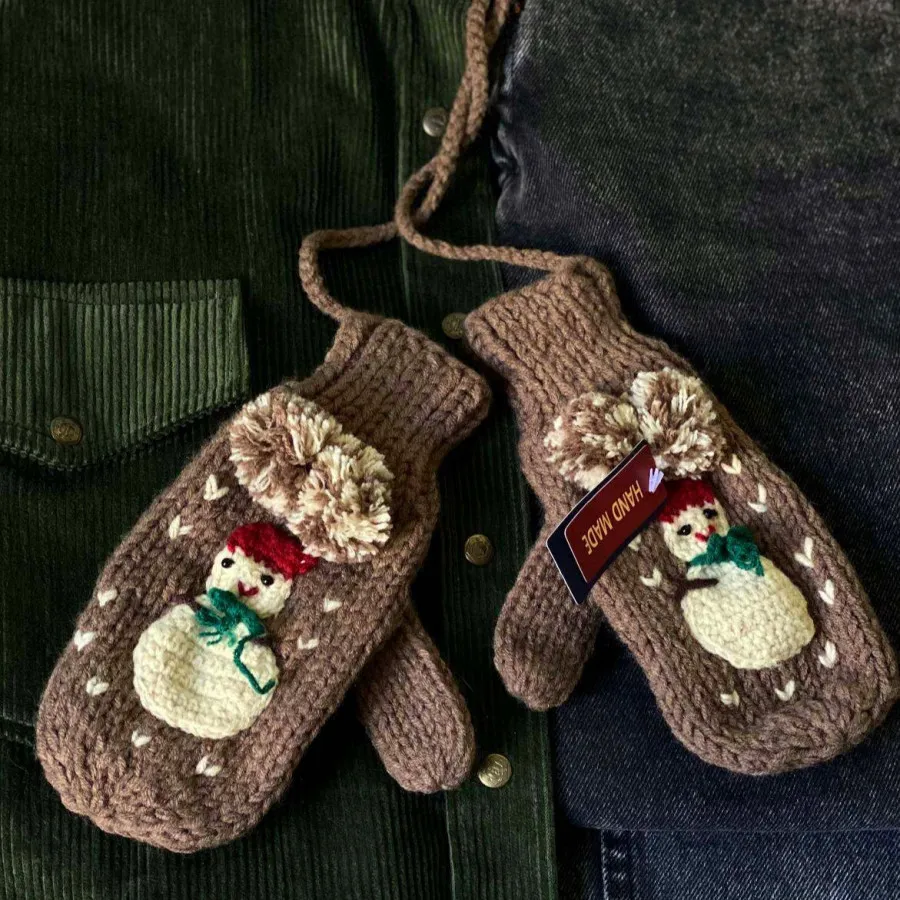 دستکش بافت پینترستی