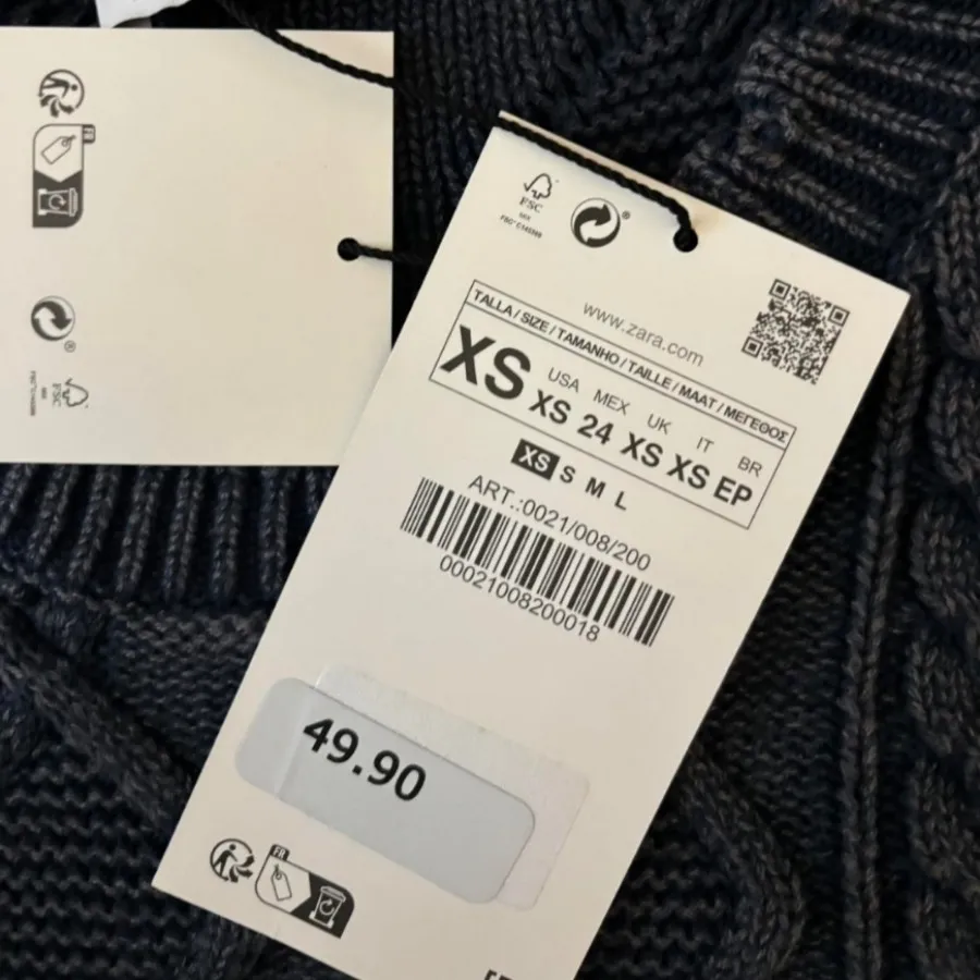 کراپ بافت زارا Zara