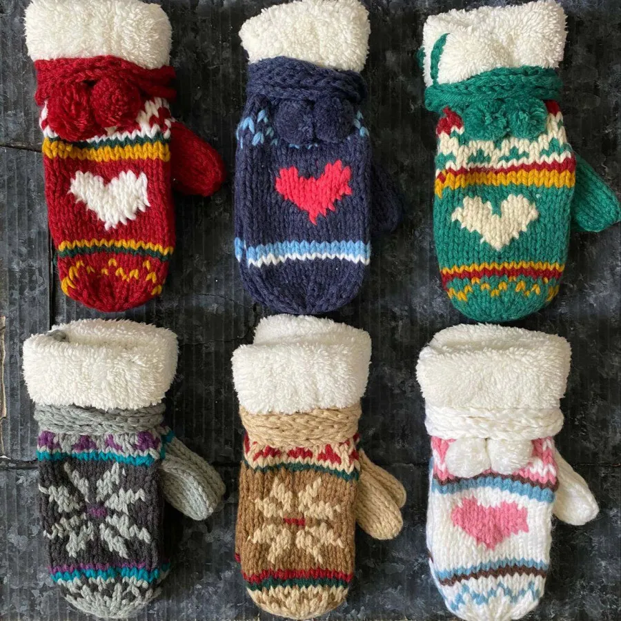 دستکش بافت پینترستی