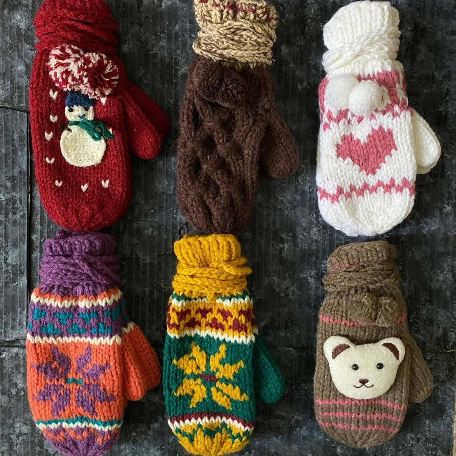 دستکش بافت پینترستی