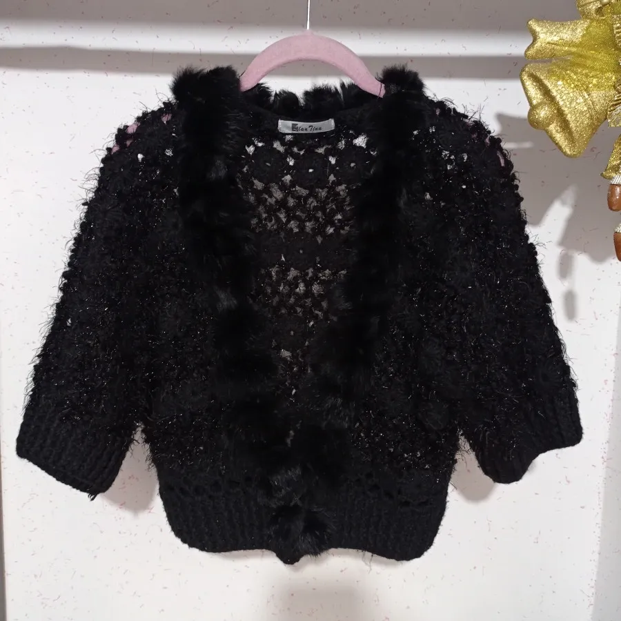 ژاکت بافت درخشان ♥️