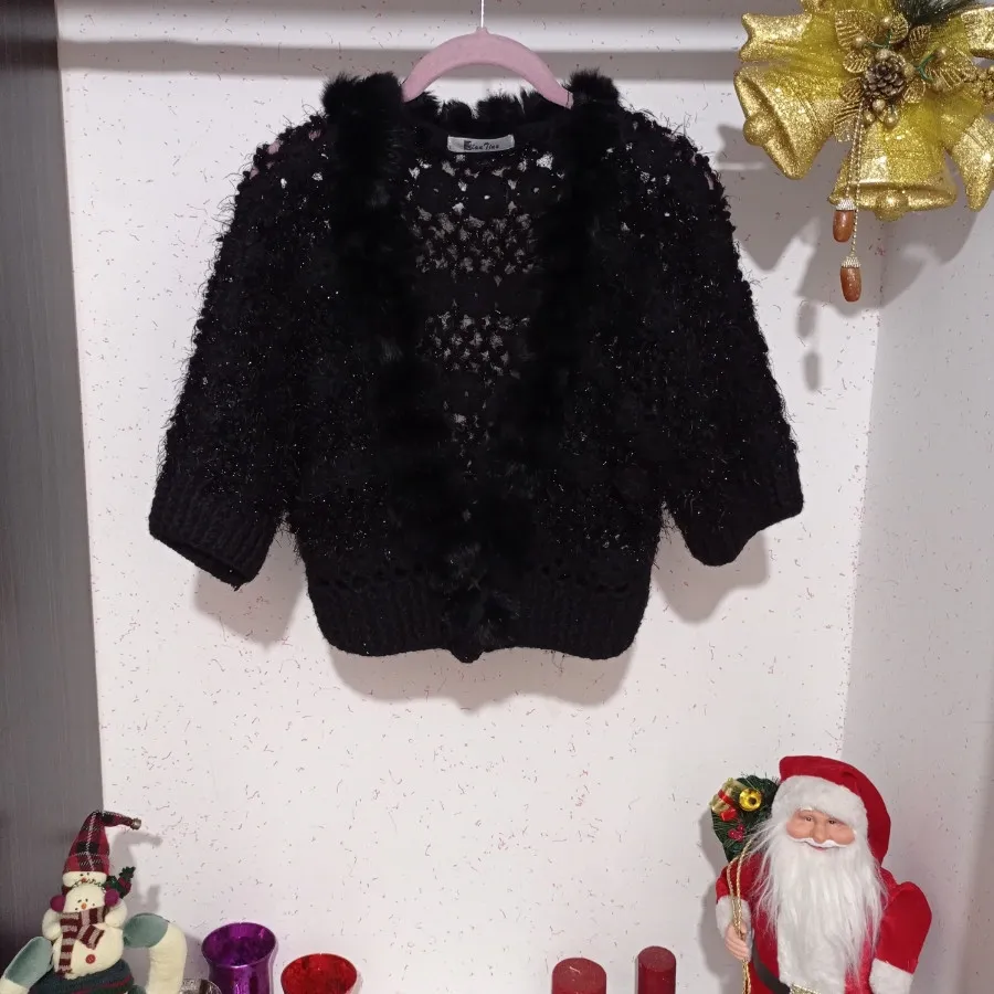 ژاکت بافت درخشان ♥️