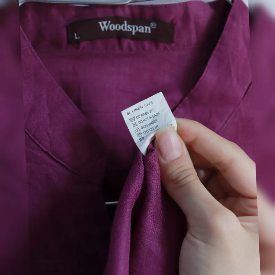 شومیز لینن بنفش