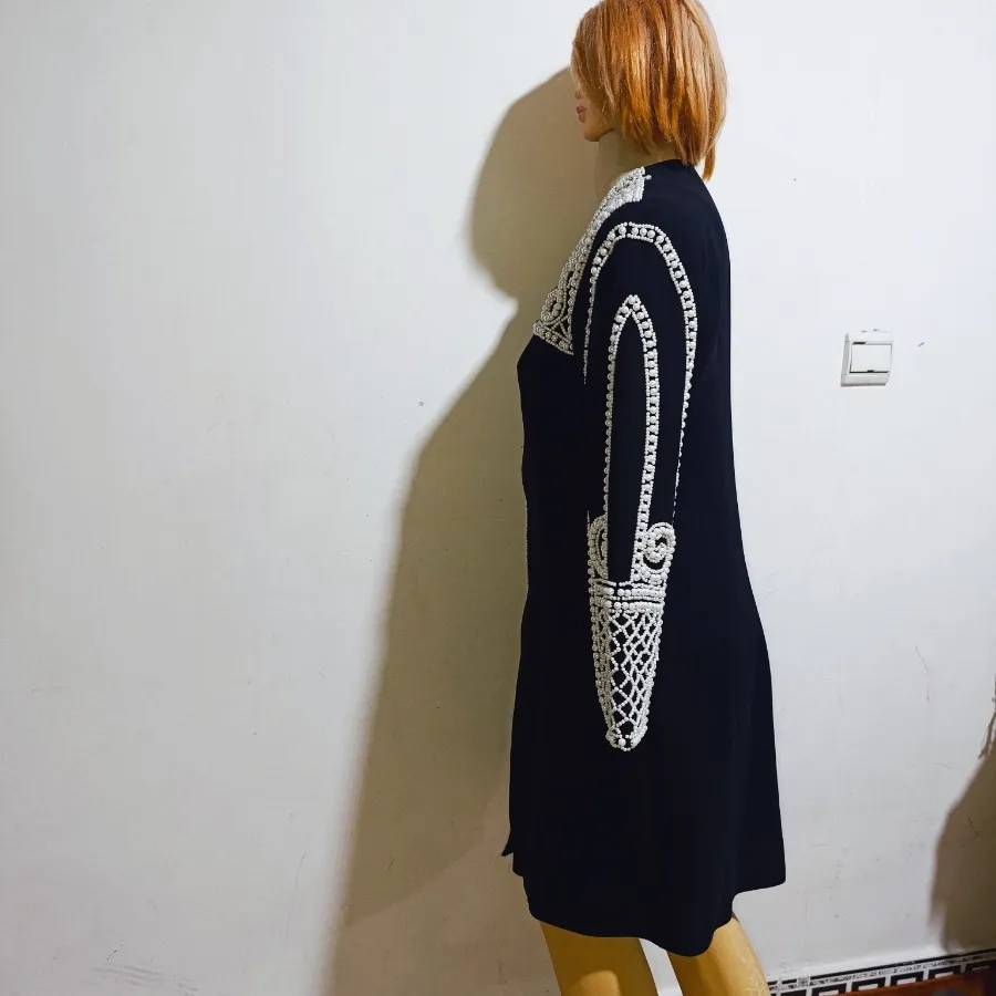 کت مجلسی مرواریددوزی