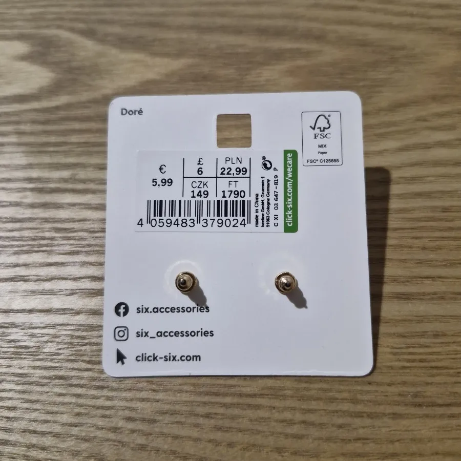 گوشواره پروانه آبکاری طلا