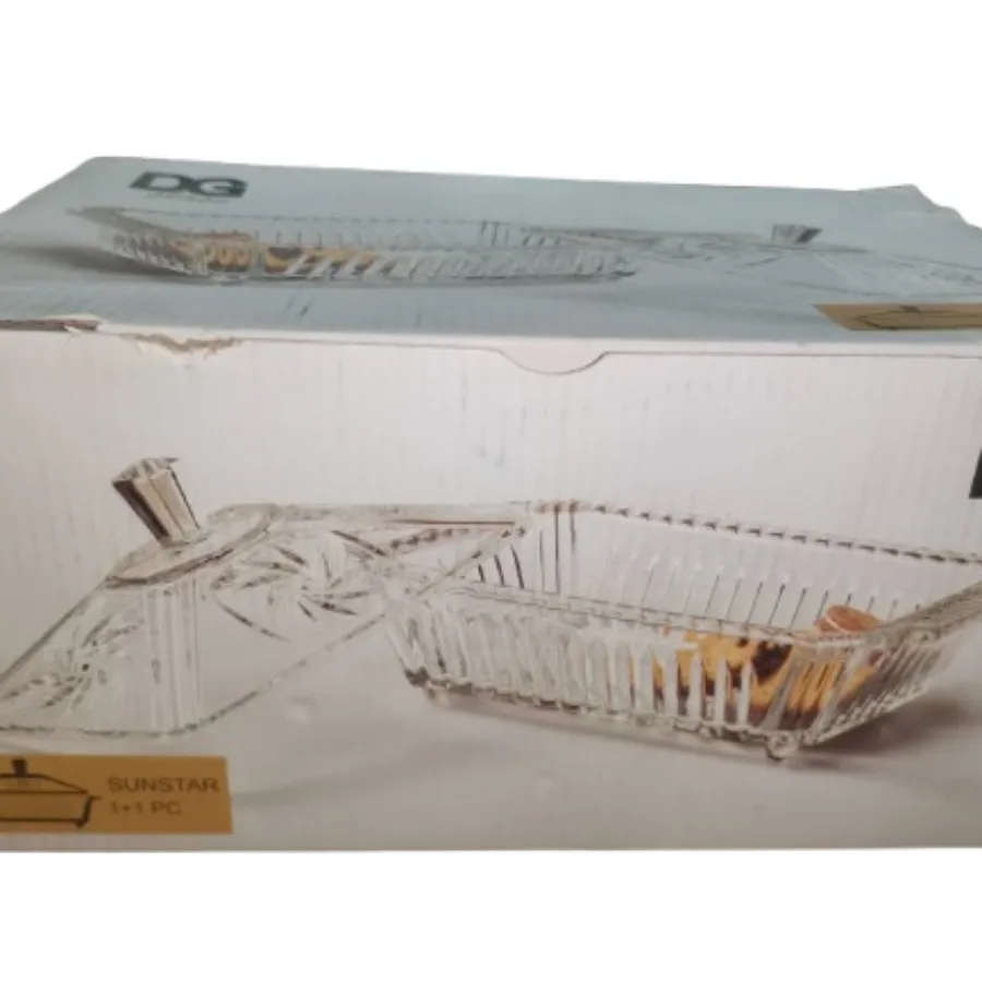 بیسکویت خوری درب دار بلور