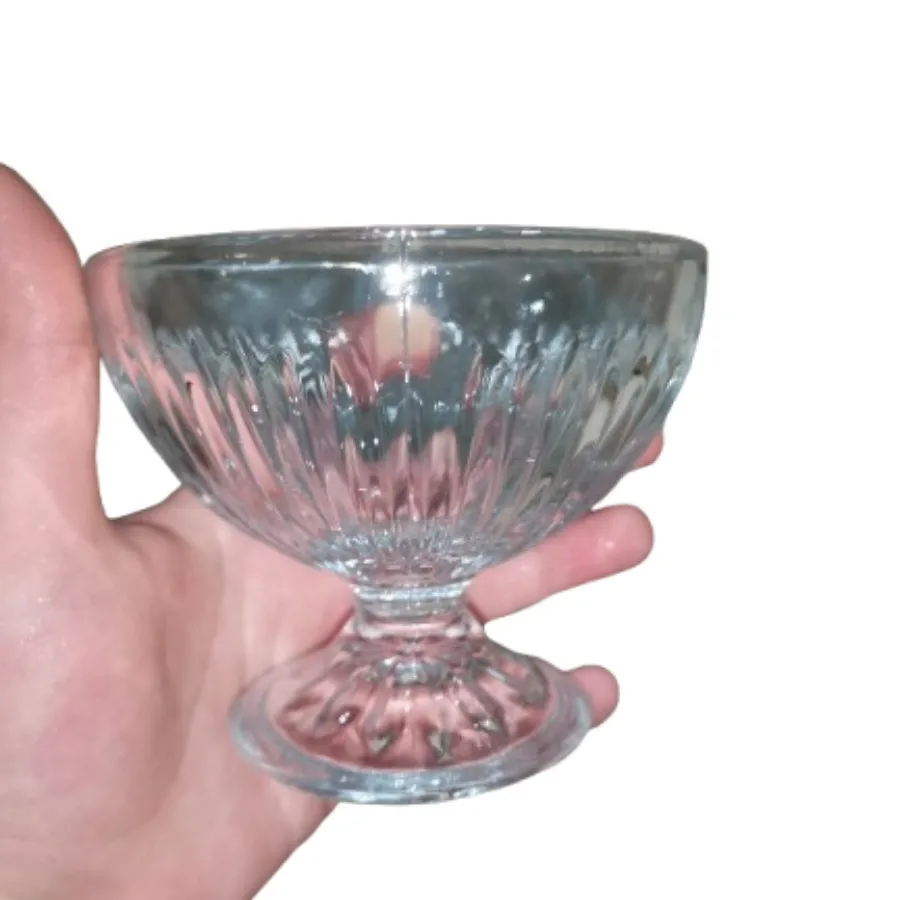 ست 6تایی بستنی خوری بلوری