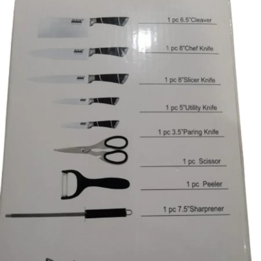 ست 9پارچه چاقو آشپزخانه