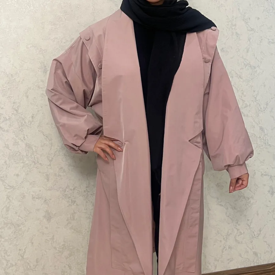 بارونی بلند صورتی