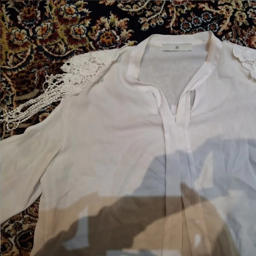 پیراهن حریر آستین گیپور M