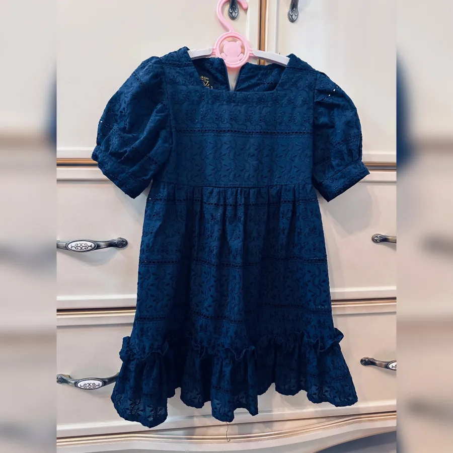 پیراهن خامه دوزی دخترانه