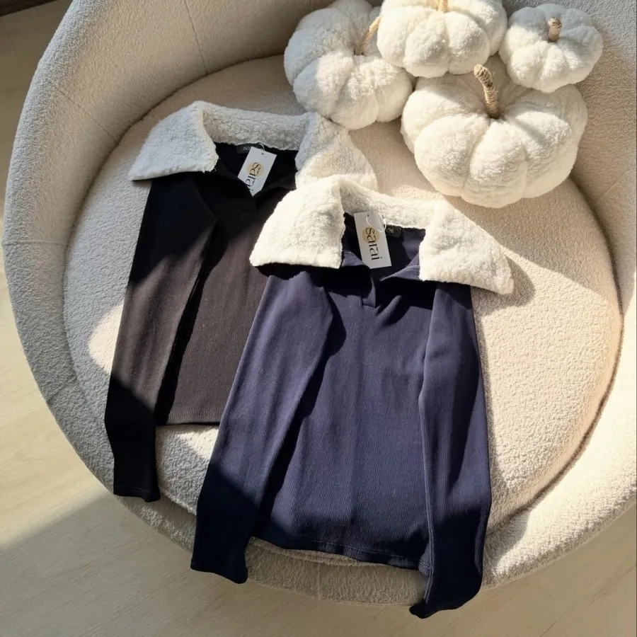 کراپ یقه خزدار