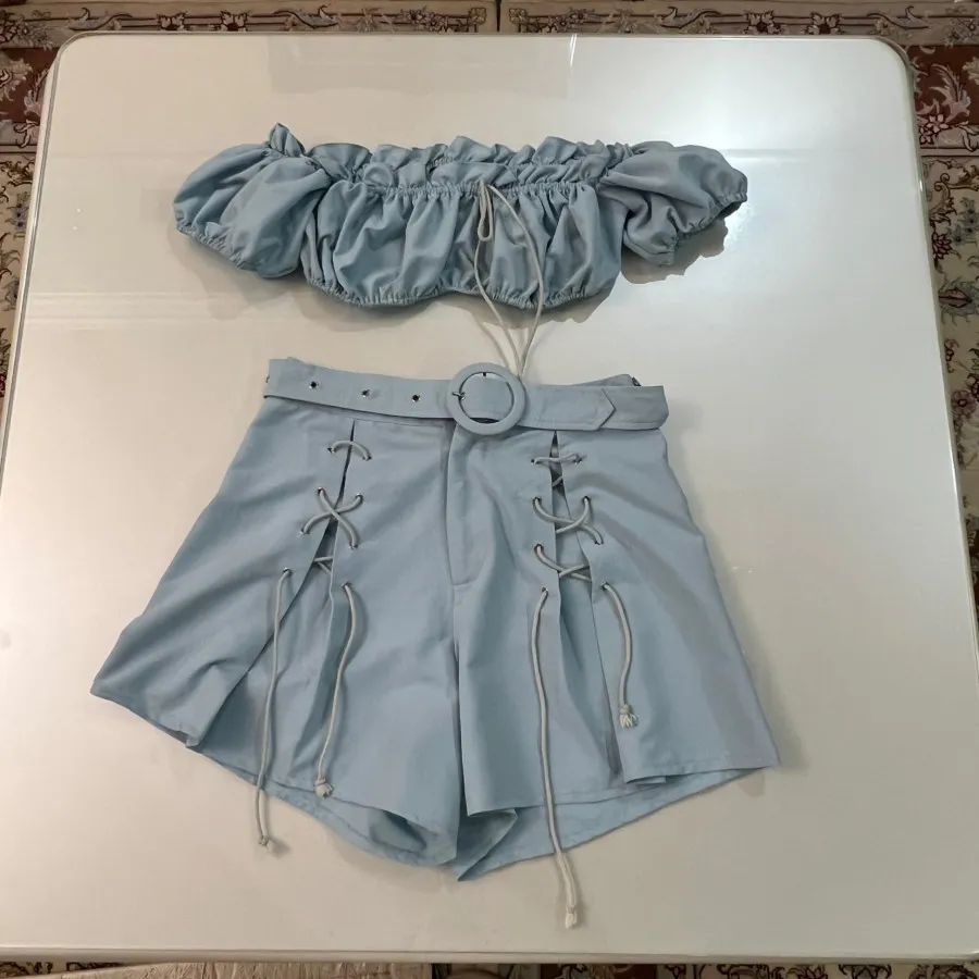 ست نیمتنه شلوارک