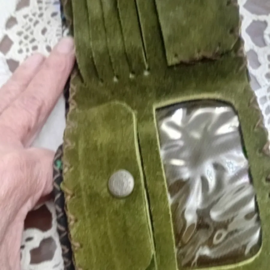 کیف پول جیر دست دوز