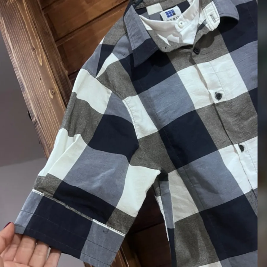 شومیز چارخونه خارحی