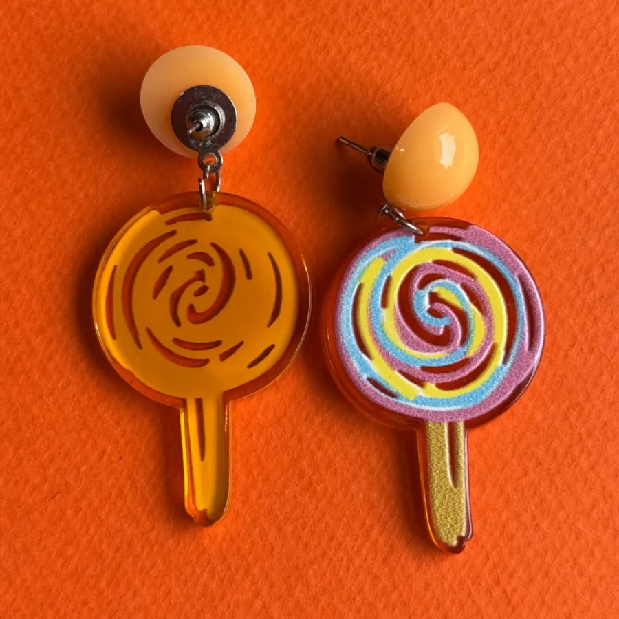 گوشواره آبنباتی