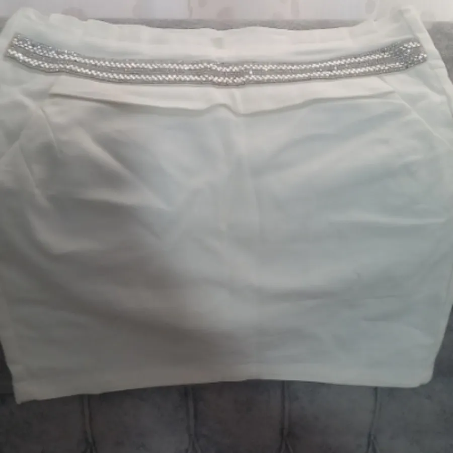 دامن کتان کوتاه