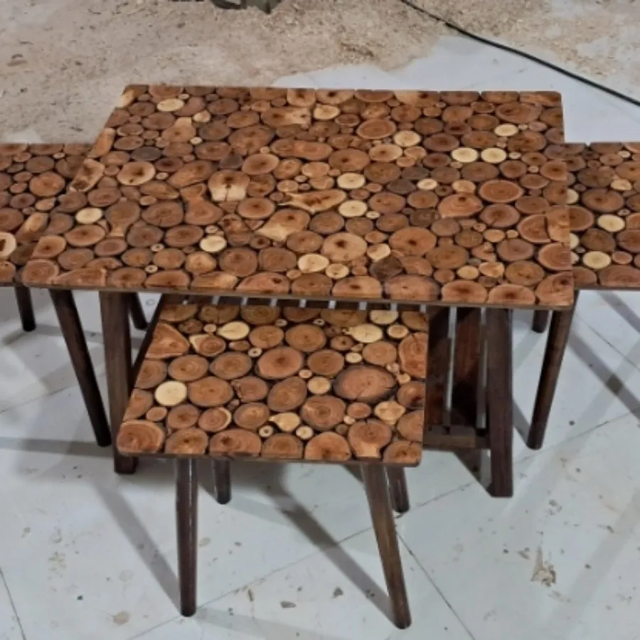 میز وسط با سه تا عسلی