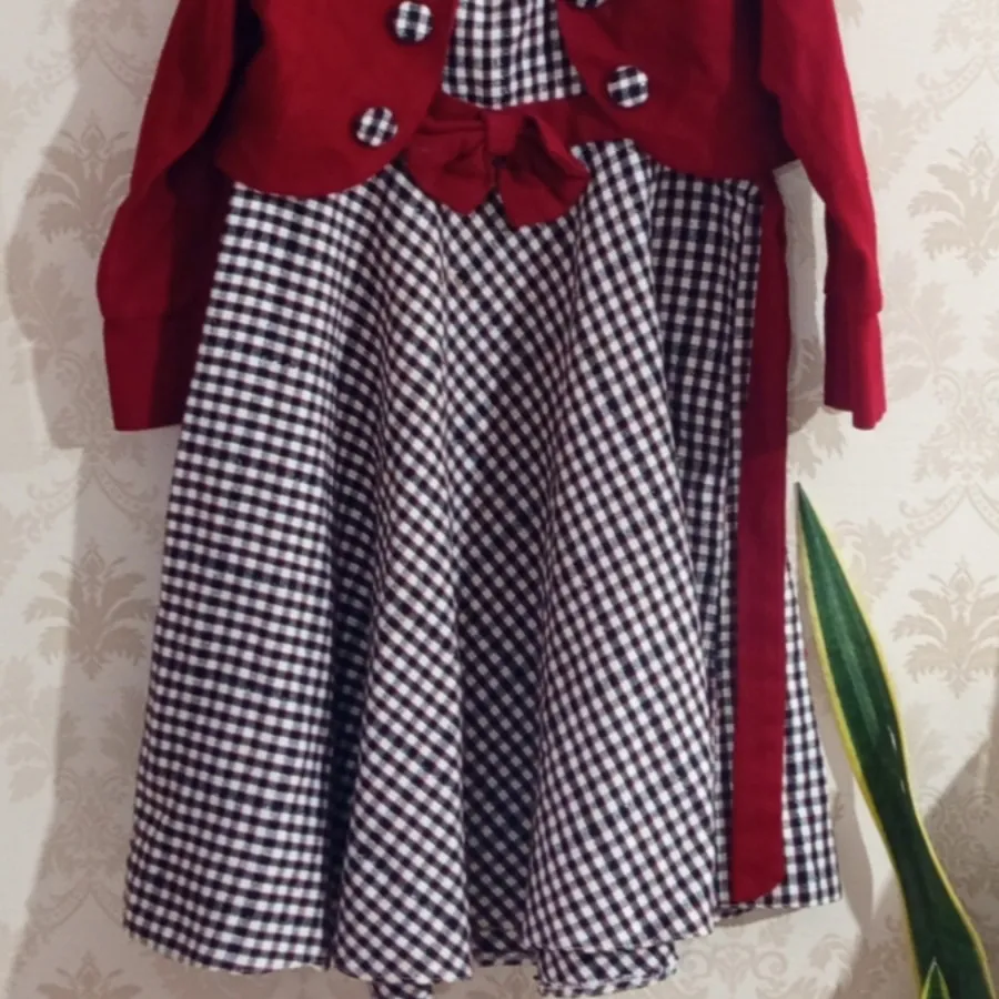 کت سارافون پشمی دخترانه