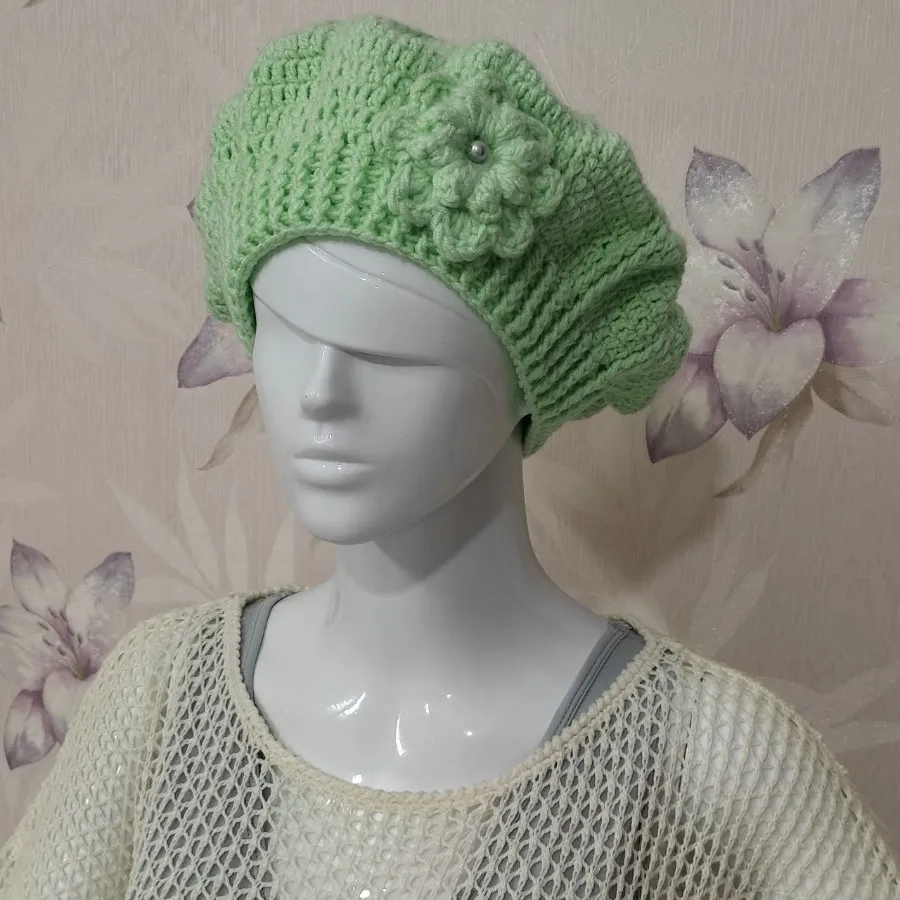 کلاه دستبافت مدل فرانسوی