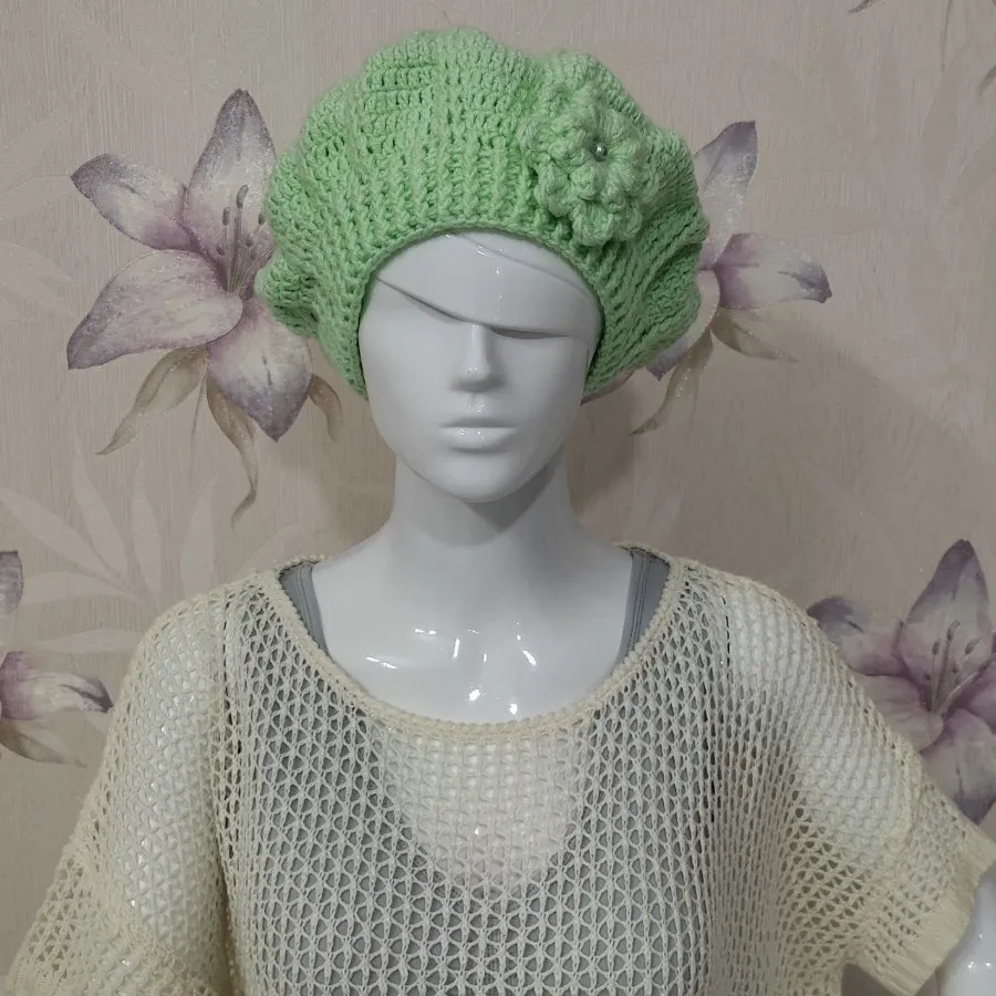 کلاه دستبافت مدل فرانسوی