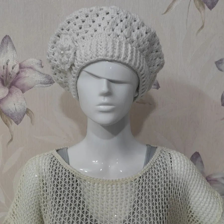 کلاه دستبافت مدل فرانسوی