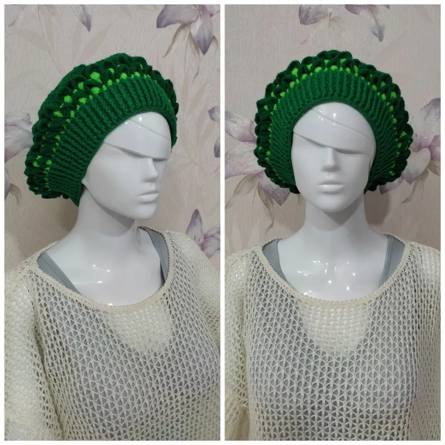 کلاه دستبافت مدل فرانسوی