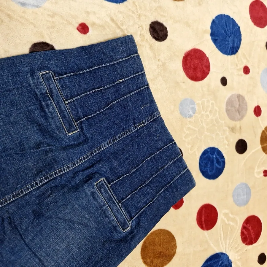 شلوار گندار لی جین آبی