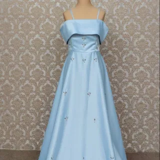 ماکسی مجلسی مشکی آبی