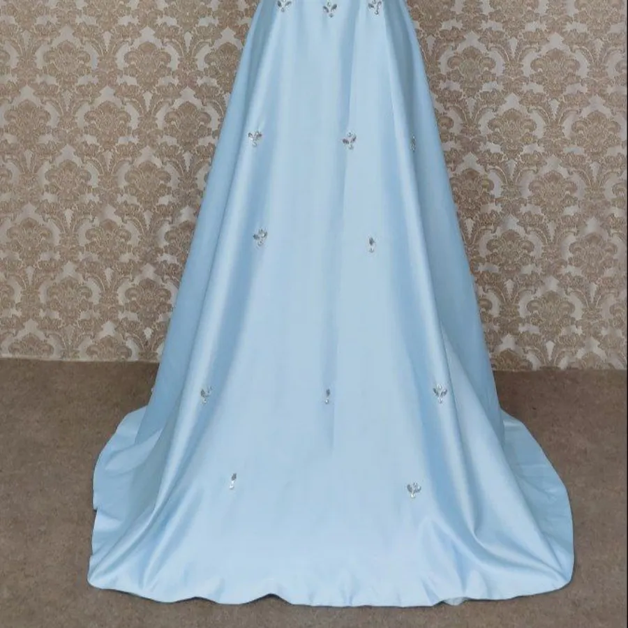 ماکسی مجلسی مشکی آبی