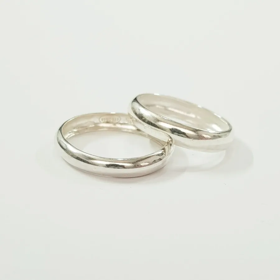 انگشتر حلقه ساده نقره 925