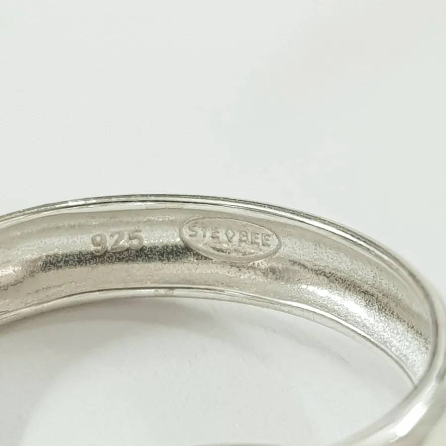 انگشتر حلقه ساده نقره 925