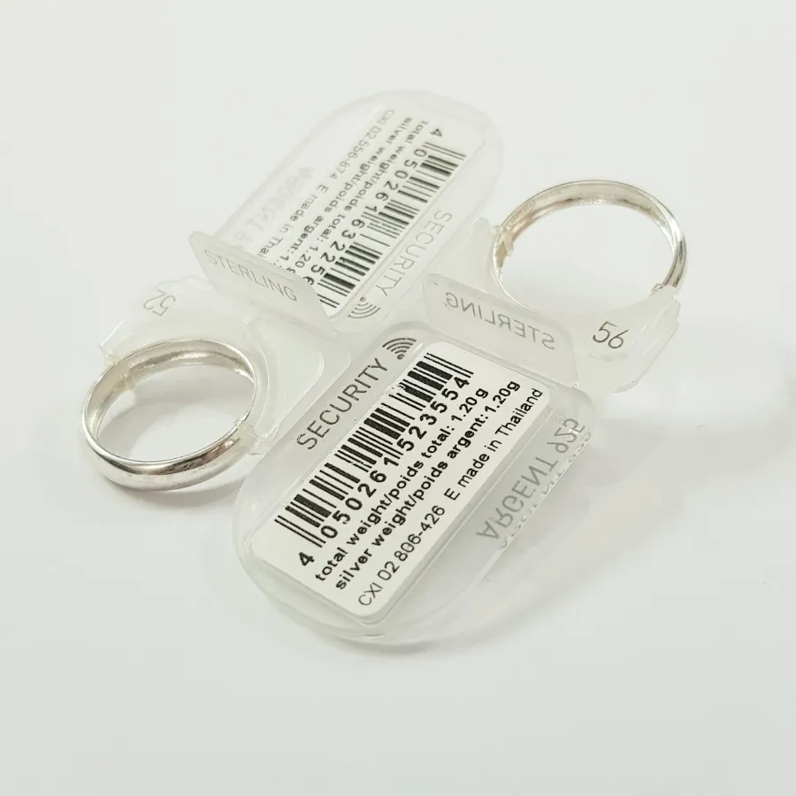 انگشتر حلقه ساده نقره 925