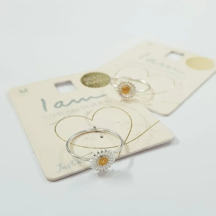 انگشتر نقره 925 طرح گل