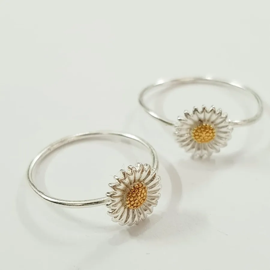 انگشتر نقره 925 طرح گل